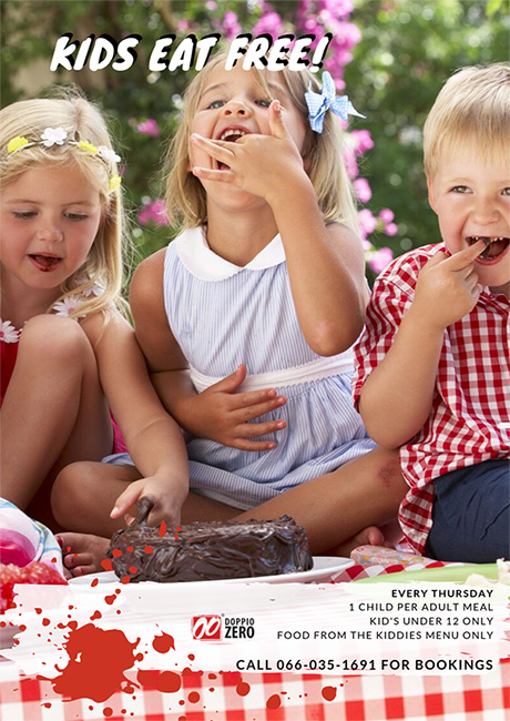 Doppio Zero Kids Eat Free